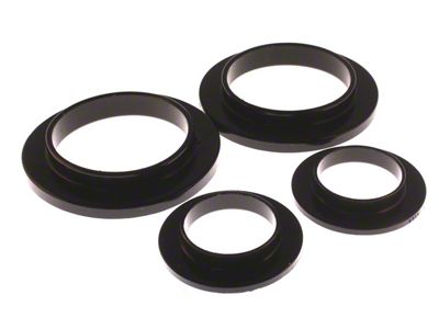 Rear Coil Spring Isolators; Black (79-04 Mustang, Excluding 99-04 Cobra)