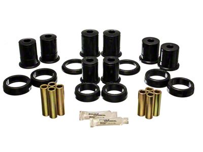 Rear Control Arm Bushings; Black (79-93 Mustang)