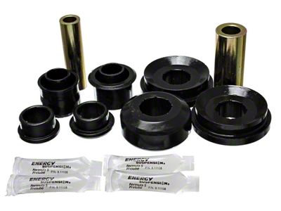 Rear Control Arm Bushings; Black (11-14 Mustang)