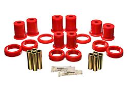 Rear Control Arm Bushings; Red (79-93 Mustang)