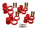Rear Control Arm Bushings; Red (99-04 Mustang, Excluding Cobra)