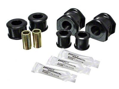 Rear Sway Bar Bushings; 24mm; Black (11-14 Mustang)