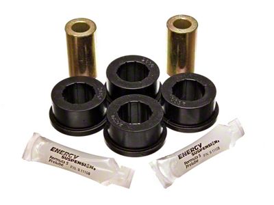 Rear Track Bar Bushings; Black (05-14 Mustang)