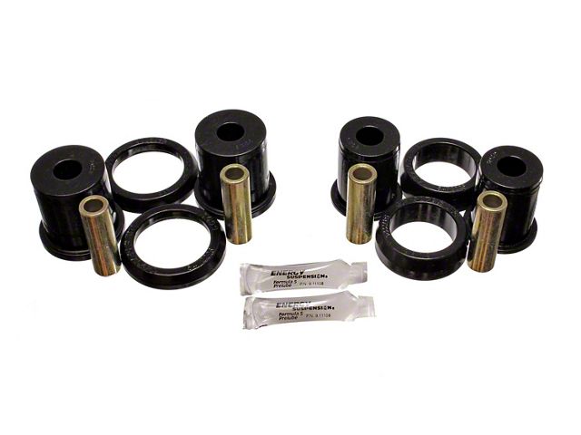 Rear Upper Control Arm Bushings; Black (79-98 Mustang)