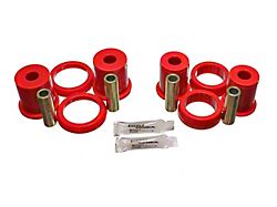 Rear Upper Control Arm Bushings; Red (79-98 Mustang)