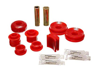 Rear Upper Control Arm Bushings; Red (05-10 Mustang)