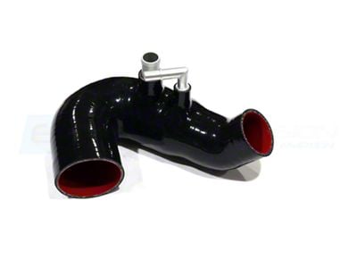 EUROCOMPULSION V1 Air Induction System Tube without Filter; Black (24-25 Mustang EcoBoost)