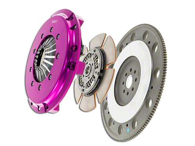 Exedy Hyper Single Series Cerametallic Single Disc Clutch Kit with 8-Bolt Flywheel; 10-Spline (99-Mid 01 Mustang GT; 96-04 Mustang Cobra, Mach 1)