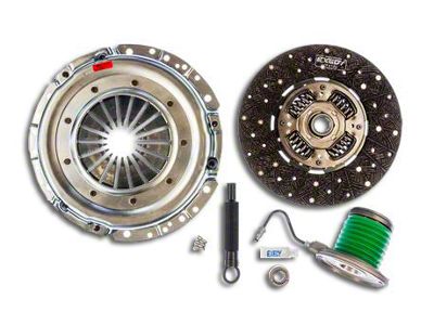 Exedy Mach 400 Stage 1 Organic Clutch Kit with Hydraulic Throwout Bearing; 26-Spline (05-10 Mustang GT w/ Upgraded 26 Spline Input Shaft)