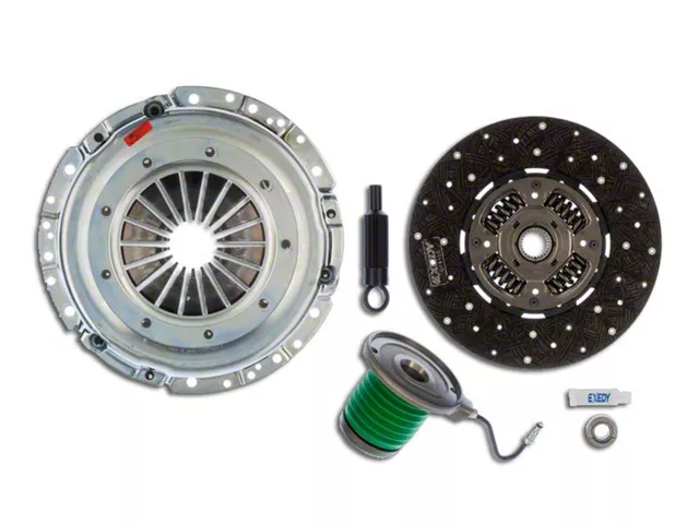Exedy Mach 500 Stage 1 Organic Clutch Kit with Hydraulic Throwout Bearing; 26-Spline (05-10 Mustang GT)