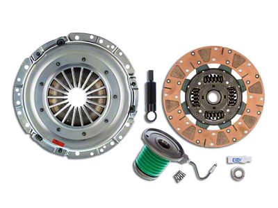 Exedy Mach 600 Stage 2 Cerametallic Clutch Kit with Cushion Button Disc and Hydraulic Throwout Bearing; 26-Spline (05-10 Mustang GT)