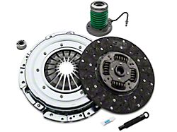 Exedy Grooved Mach 500 Stage 1 Organic Clutch Kit with Hydraulic Throwout Bearing; 23-Spline (11-17 Mustang GT)