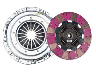 Exedy Grooved Mach 600 Stage 2 Cerametallic Clutch Kit; 10-Spline (Late 01-04 Mustang GT; 99-04 Mustang Cobra, Mach 1)