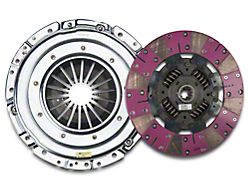 Exedy Grooved Mach 600 Stage 2 Cerametallic Clutch Kit with Hydraulic Throwout Bearing; 10-Spline (05-10 Mustang GT)