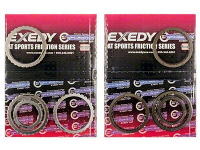 Exedy 6R80 Automatic Transmission Stage 2 Performance Friction Kit with Steels; Rated to 1000+ RWTQ Rated (11-17 Mustang GT, EcoBoost, V6)