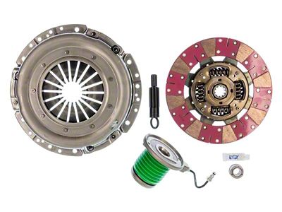 Exedy Mach 400 Stage 2 Cerametallic Clutch Kit with Cushion Button Disc and Hydraulic Throwout Bearing; 10-Spline (96-04 4.6L Mustang)