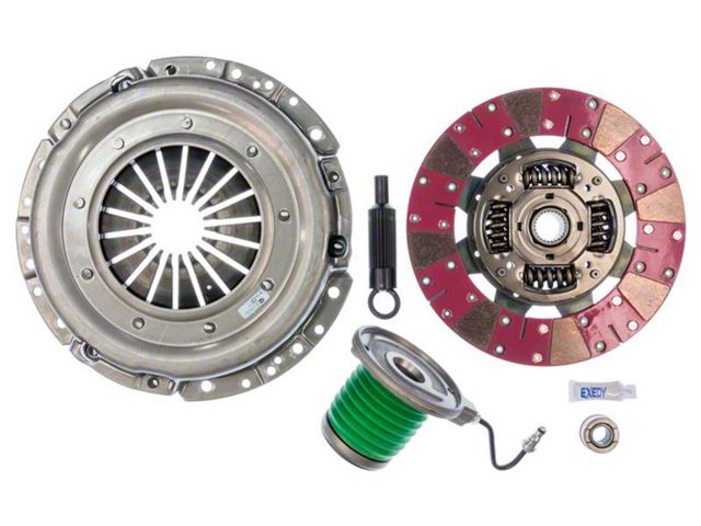 Exedy Mach 400 Stage 2 Cerametallic Clutch Kit with Cushion Button Disc and Hydraulic Throwout Bearing; 26-Spline (96-04 4.6L Mustang)