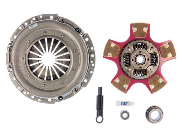 Exedy Mach 500 Stage 2 Cerametallic Clutch Kit with Paddle Style Disc; 10-Spline (96-04 4.6L Mustang)