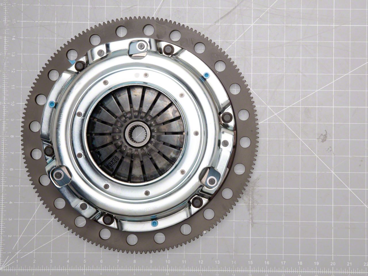 Exedy Mustang Stage 4 Twin Disc Organic Clutch Kit; 23 Spline