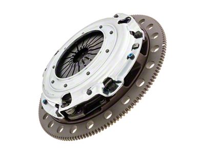 Exedy Hyper Twin Series Organic Clutch Kit with 6-Bolt Flywheel; 10-Spline (96-10 4.6L Mustang)