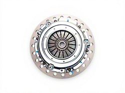 Exedy Hyper Twin Series Organic Clutch Kit with 6-Bolt Flywheel; 10-Spline (96-10 4.6L Mustang)