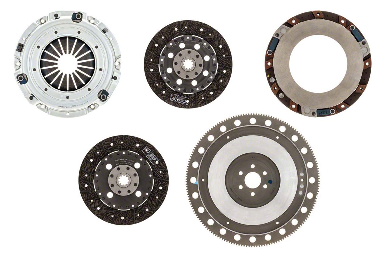 Exedy Mustang Stage 4 Twin Disc Organic Clutch Kit with 6