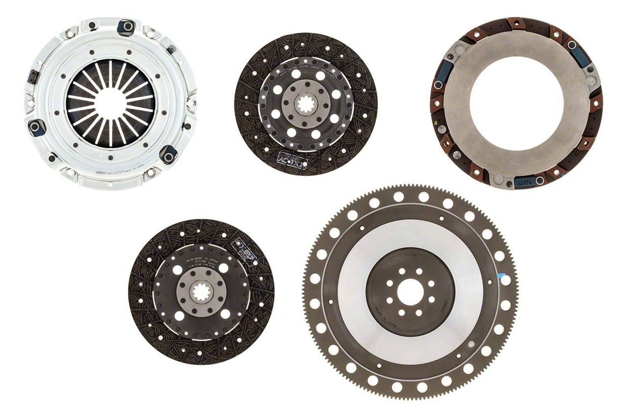 Exedy Mustang Hyper Twin Series Organic Clutch Kit with 8-Bolt