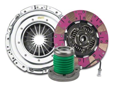 Exedy Mach 600 Stage 2 Cerametallic Clutch Kit with Puck Style Disc and Hydraulic Throwout Bearing; 23-Spline (15-17 Mustang GT)
