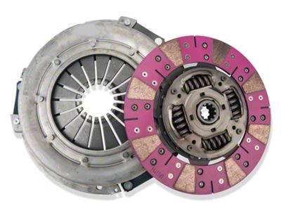 Exedy Mach 500 Stage 2 Cerametallic Clutch Kit; 10-Spline (86-Mid 01 Mustang GT; 93-98 Mustang Cobra)