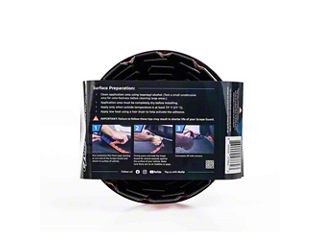 EZ Lip Universal Front Splitter – 1-Inch Black Rubber Spoiler Guard, 8.5ft Length