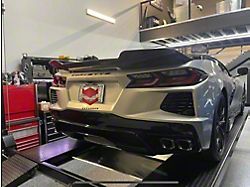 EZCarbon Ducktail Rear Spoiler; Carbon Fiber (20-26 Corvette C8)