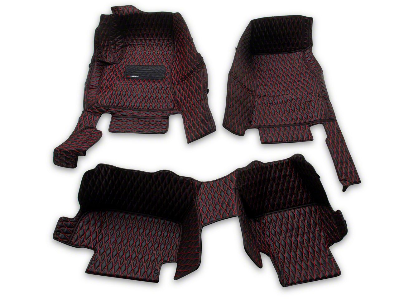 Challenger Single Layer Diamond Front and Rear Floor Mats