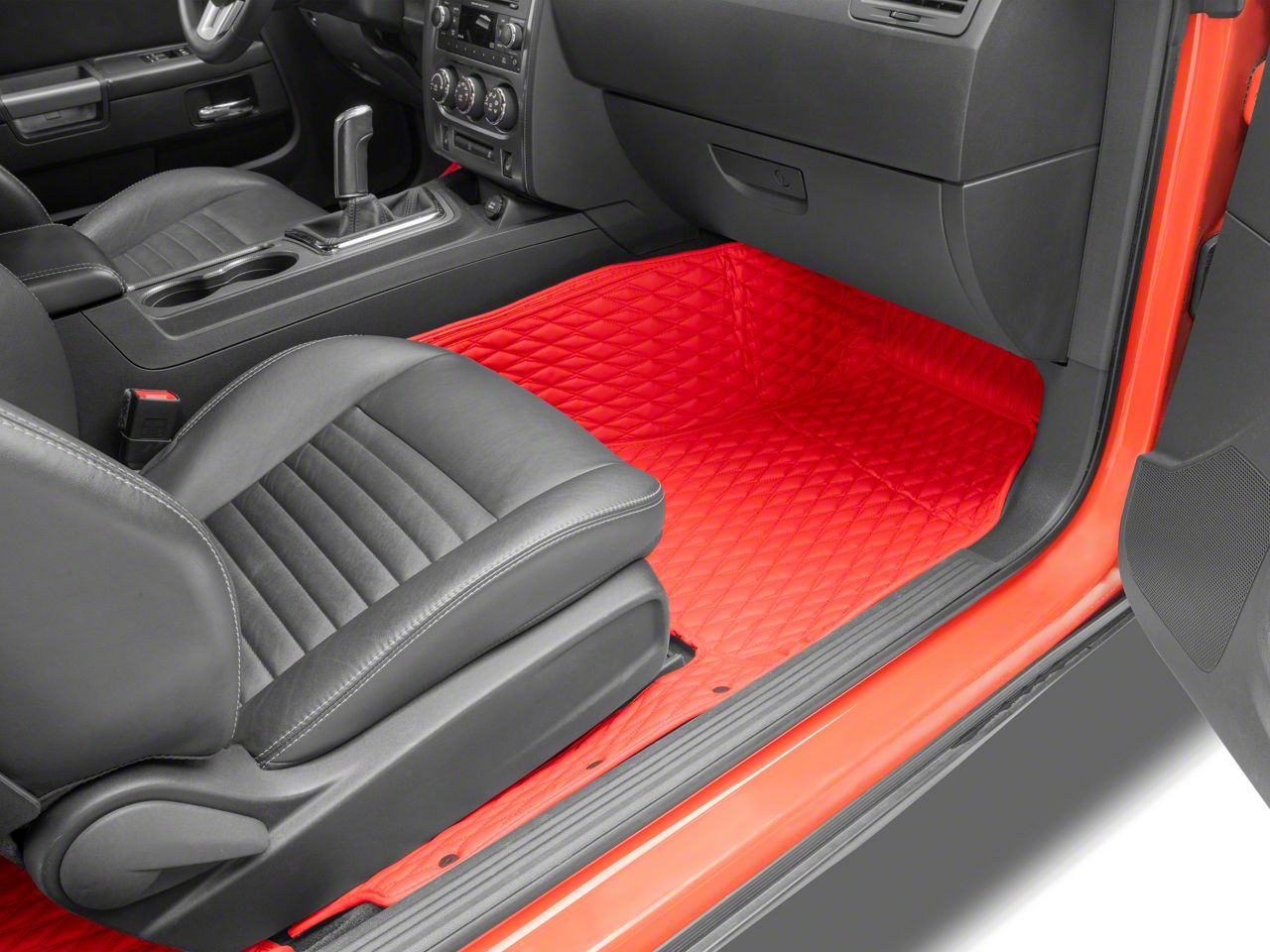 Challenger Single Layer Diamond Front and Rear Floor Mats