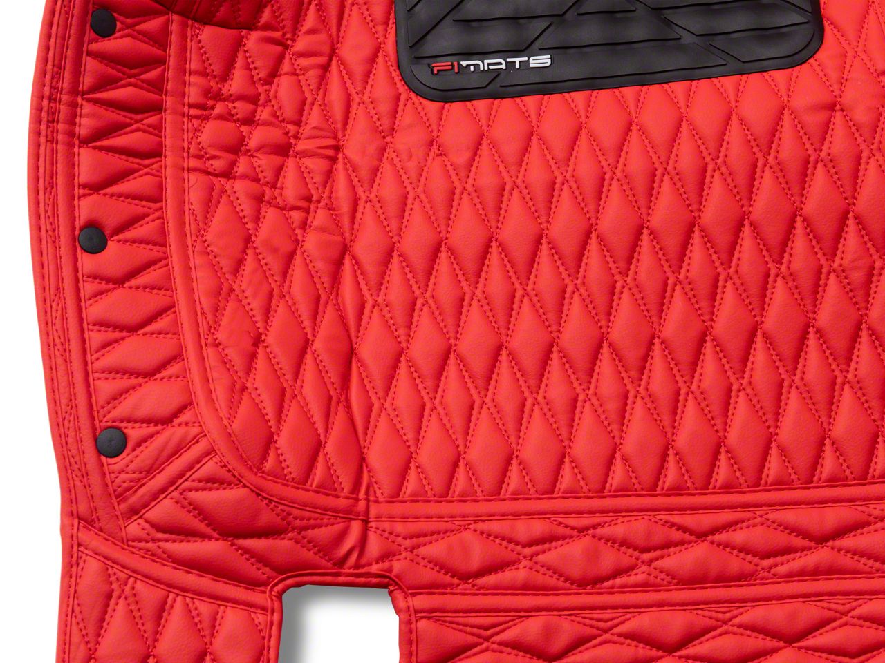 CHALLENGER Deck Floor Mat 赤 マット Challenger F1 Hybrid Front and Rear Floor Mats; Full Red (08