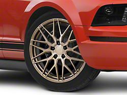 F103 Brushed Bronze Wheel; 19x9; 35mm Offset (05-09 Mustang GT, V6)