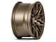 F1R F103 Brushed Bronze Wheel; Rear Only; 19x10 (05-09 Mustang GT, V6)