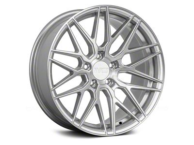 F1R F103 Brushed Silver Wheel; 17x8.5 (05-09 Mustang GT, V6)