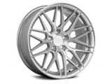 F1R F103 Brushed Silver Wheel; 17x8.5 (05-09 Mustang GT, V6)