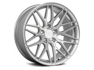 F1R F103 Brushed Silver Wheel; 18x8.5 (05-09 Mustang GT, V6)