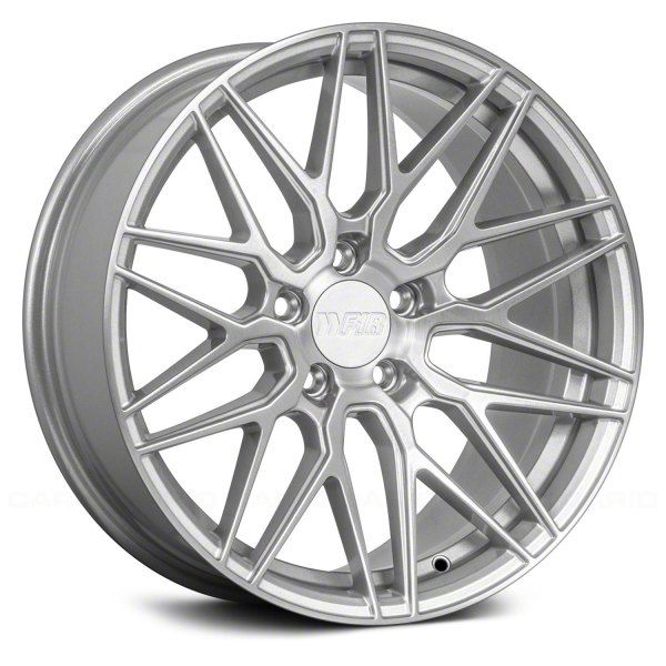 F1R Mustang F103 Brushed Silver Wheel; 19x9; 35mm Offset