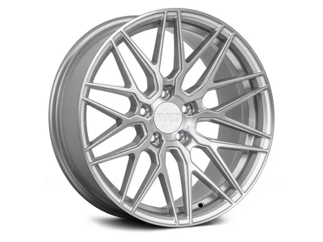 F1R F103 Brushed Silver Wheel; 19x9 (05-09 Mustang GT, V6)