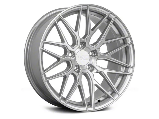 F1R F103 Brushed Silver Wheel; Rear Only; 19x10 (05-09 Mustang GT, V6)