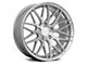 F1R F103 Brushed Silver Wheel; Rear Only; 19x10 (05-09 Mustang GT, V6)