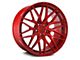 F1R F103 Candy Red Wheel; 19x9 (05-09 Mustang GT, V6)
