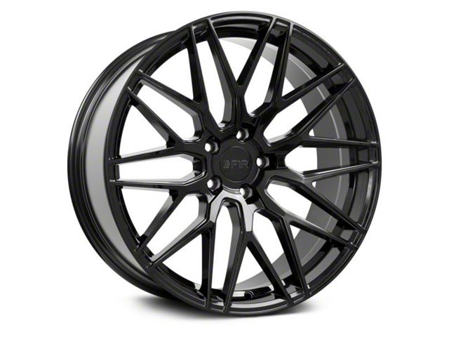 F1R F103 Gloss Black Wheel; 18x8.5 (05-09 Mustang GT, V6)