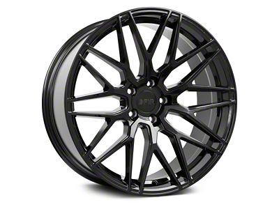 F1R F103 Gloss Black Wheel; 18x8.5 (05-09 Mustang GT, V6)