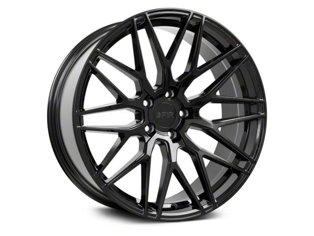 F1R F103 Gloss Black Wheel; 18x9.5 (05-09 Mustang GT, V6)