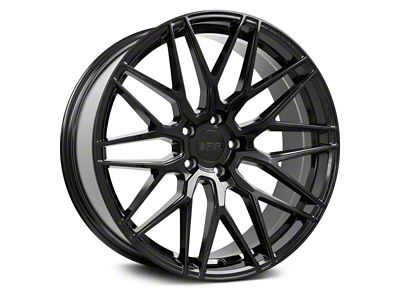 F1R F103 Gloss Black Wheel; 19x9 (05-09 Mustang GT, V6)