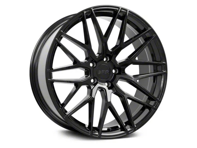 F1R F103 Gloss Black Wheel; 19x9 (05-09 Mustang GT, V6)