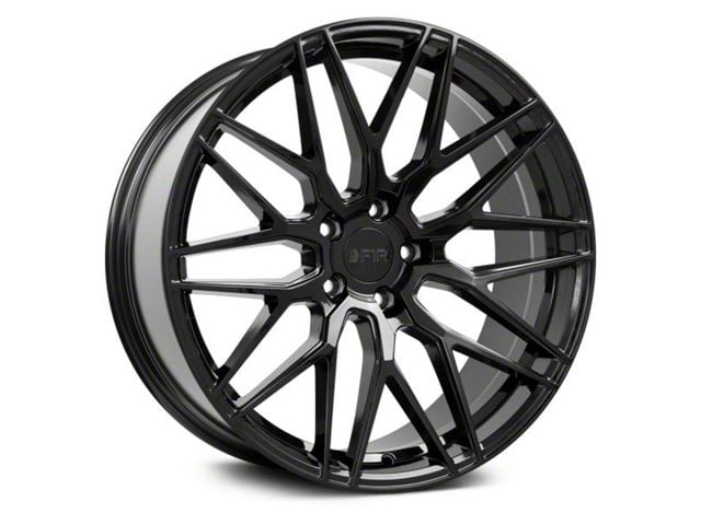 F1R F103 Gloss Black Wheel; 20x10 (05-09 Mustang)
